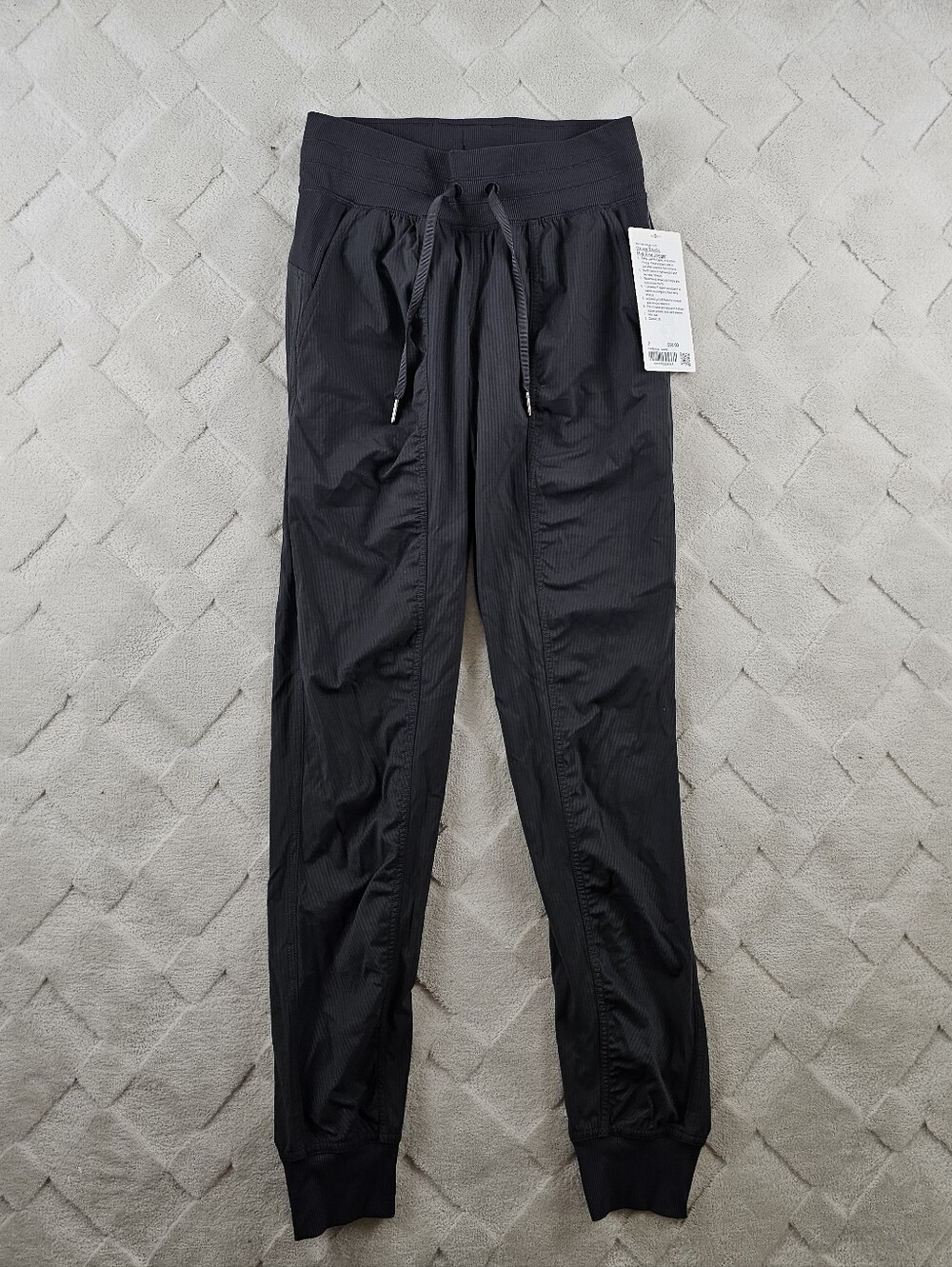 Lululemon Danc Studio Mid Rise Jogger Pants Womens 2 Black Gym Casual Run